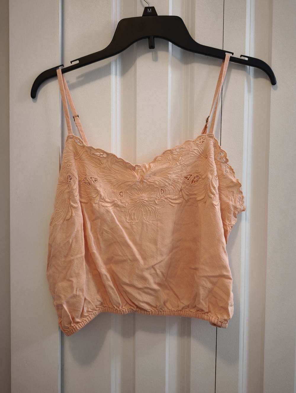 NEW O'Neill Peach Lace-Trim Cropped Cami - Beach